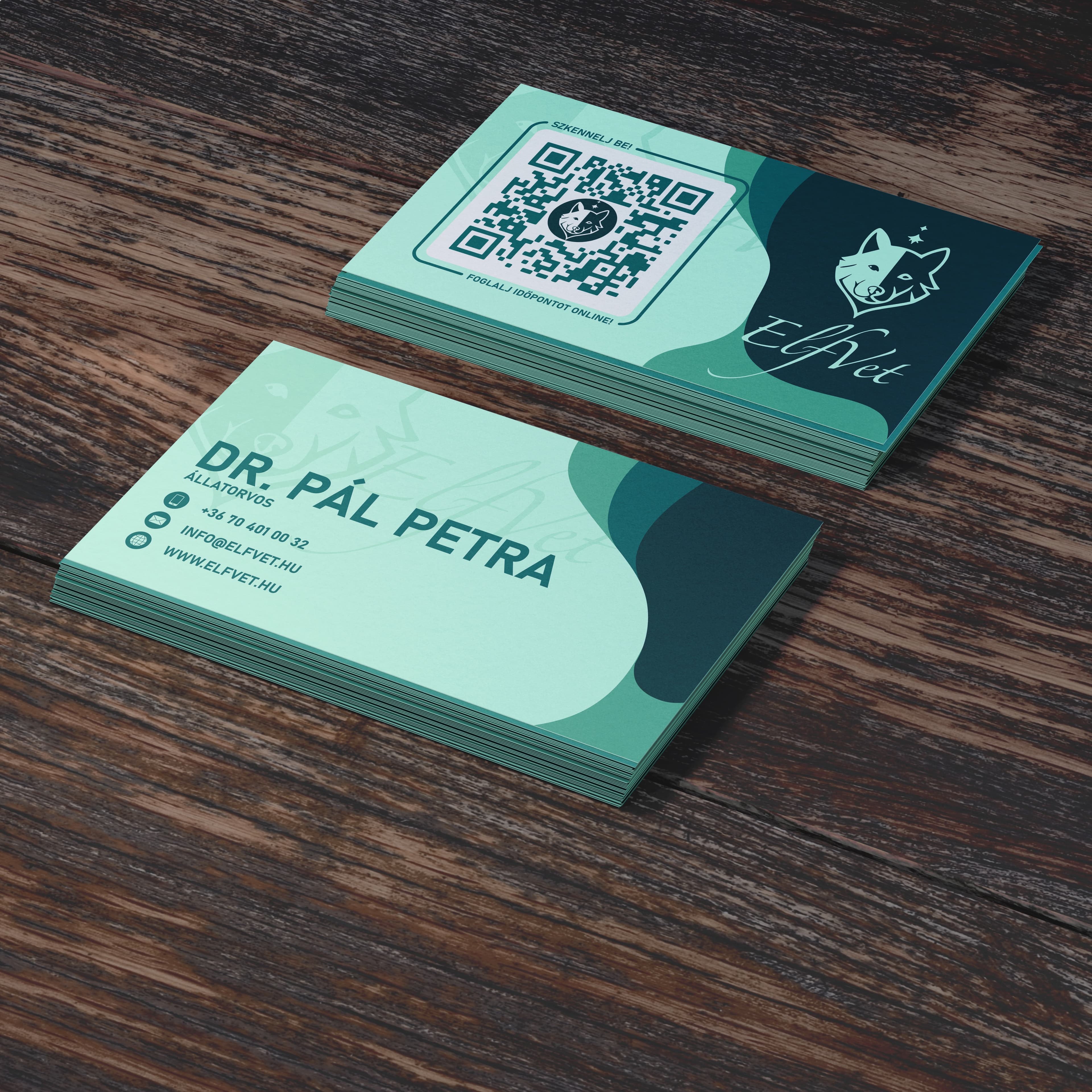 Veterinarian examining a dog